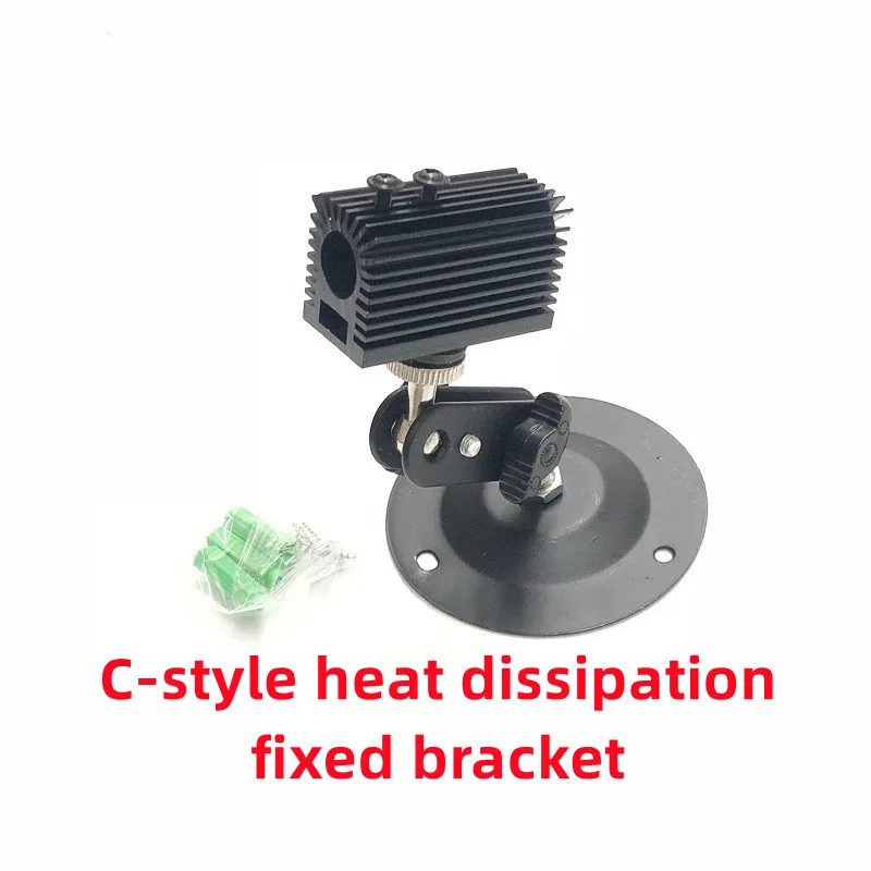 Módulo láser de longitud focal ajustable, luz roja de 100mW, 50mw, 30mW, 20mw, 10mw, 12MM, enchufe de CC, posicionamiento láser en forma de punto cruzado