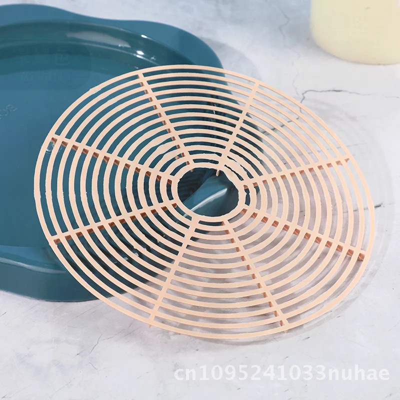 European Minimalist Thermos Mat Plastic Heat Insulation Pad Hexagon Water Bottle Coaster for Kitchen Living Room Green Blue