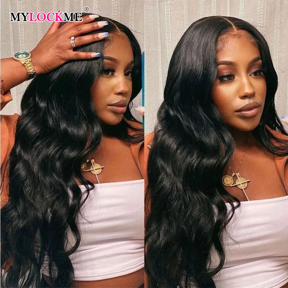 

13x4 13x6 Body Wave Wig Brazilian 4x4 Lace Closure Wigs Pre Plucked Glueless HD Transparent Lace Front Wig For Women Human Hair