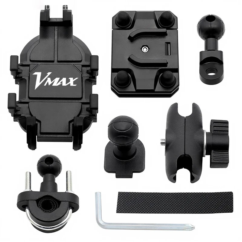 Staffa Per Moto Di Navigazione Per Telefono Cellulare Con Regolazione Rotativa Aggiornata Per Vmax Nmax 1200 XMAX125 Xmax 200 X-MAX250 400 Tmax-image
