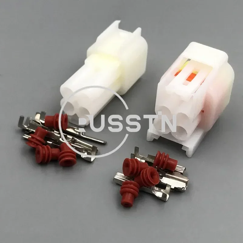 1 Set 4 Pin Waterproof Electrical Wire Socket AC Assembly Automotive Throttle Speed Regulation Switch Plug FW-C-4M-B FW-C-4F-B