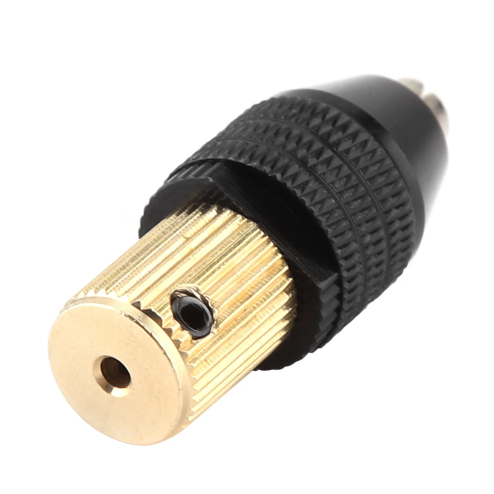 Миниатюрный самозатягивающийся патрон, сверлильный патрон 0,3-3,4 мм, электрическая дрель, вращающийся патрон для инструментов, аксессуары для мини-электрической дрели