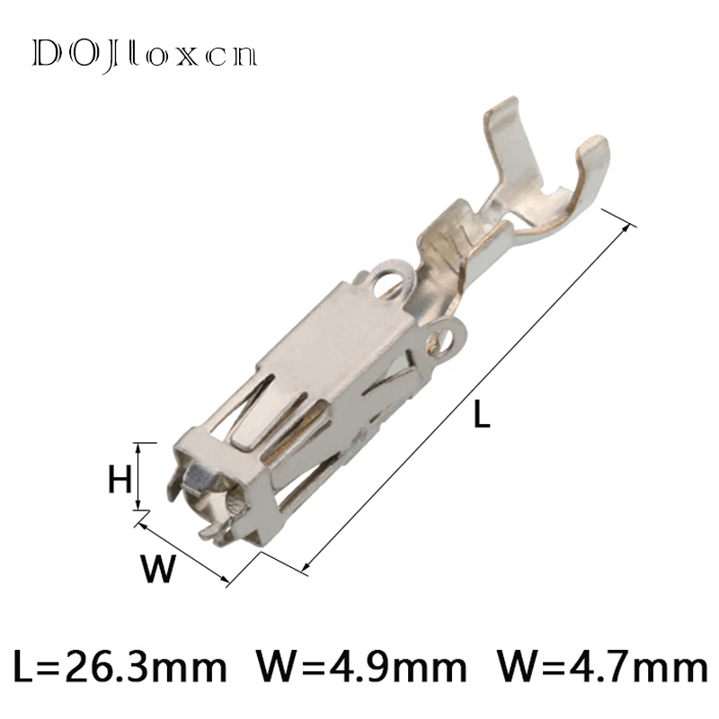 20-500 Pcs 7814125-1 Female Auto Wire Crimping Terminal Connector Metal Pins For 17984000002 VW BMW Audi Toyota Motorcycle Plug