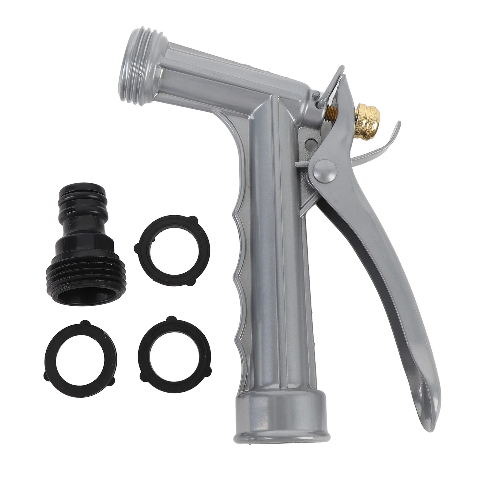 Water Nozzle Sprayer Sturdy Compact Zinc Alloy Multifunctional Slip Resistant Garden Sprayer Nozzle for Watering Plants