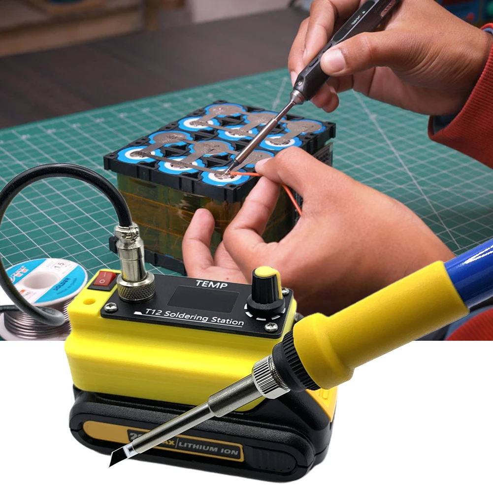 Cordless Electric Soldering Station Digital Welding Machine OLED Screen 70 W Battery Repair Solder Station for 18/20V Battery