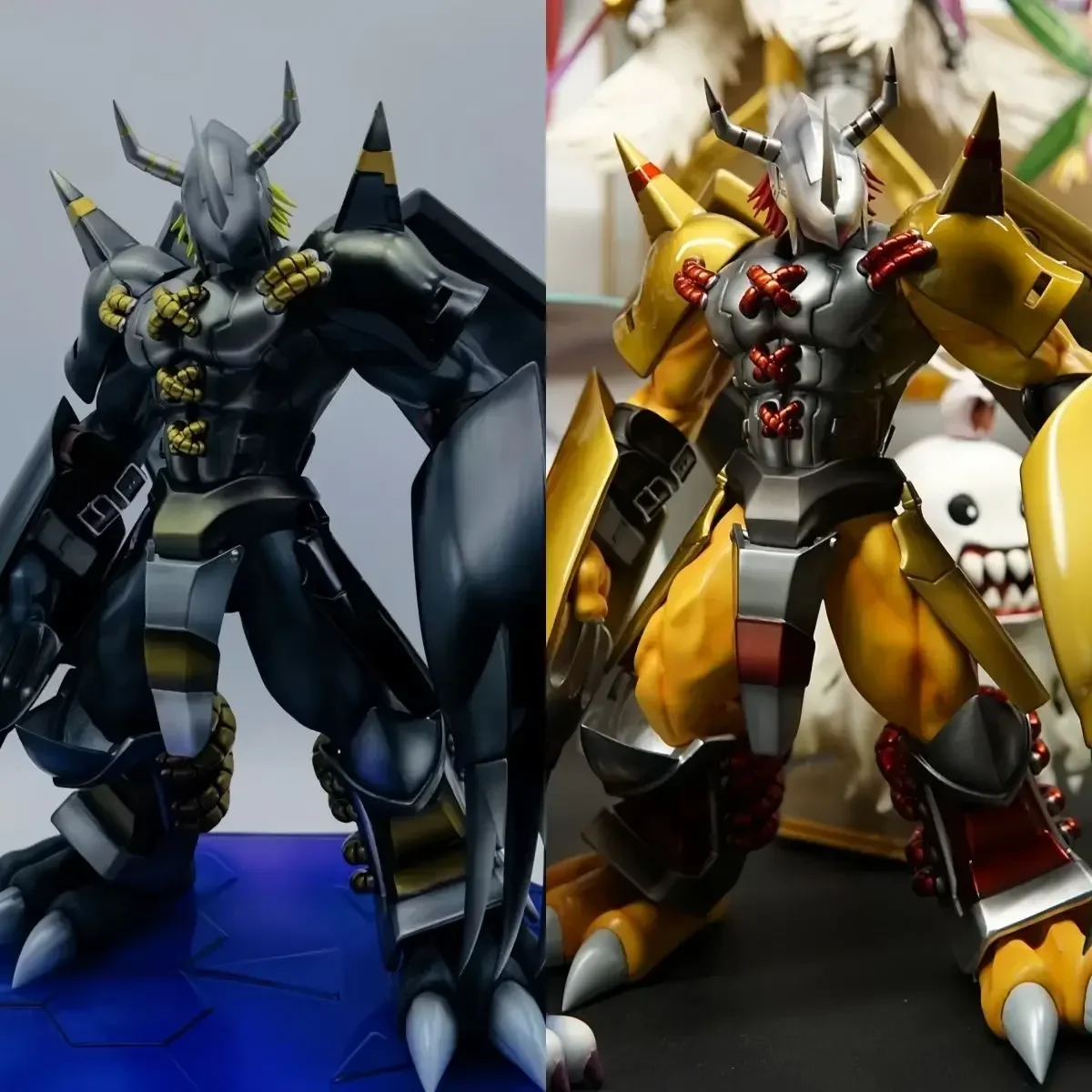 22 سنتيمتر ديجمون مغامرة عمل أرقام Greymon معركة نموذج لجسم أنيمي تمثال تمثال حلية الأجهزة الطرفية سطح المكتب ديكور الهدايا