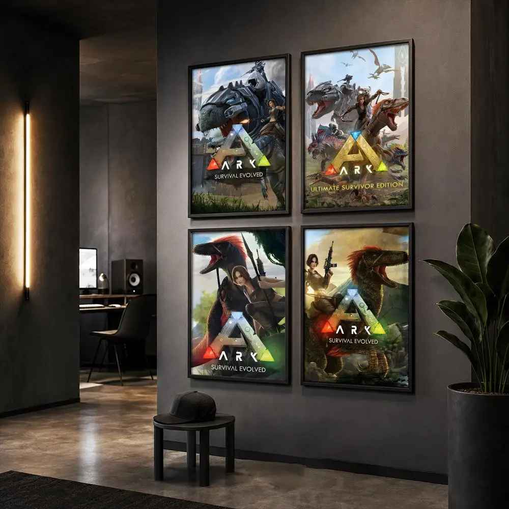 A-ARK S-Survival E-Evolved SVG Poster HD Home Wall Stickers House Hallway Living Room Bedroom Bar Office Decor Art Prints