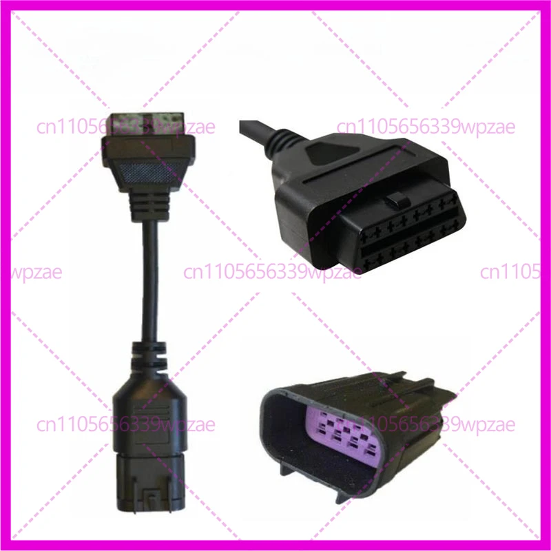 

Подходит для мотоцикла Polaris ATV, 8-контактный на 16-контактный диагностический адаптер кабеля