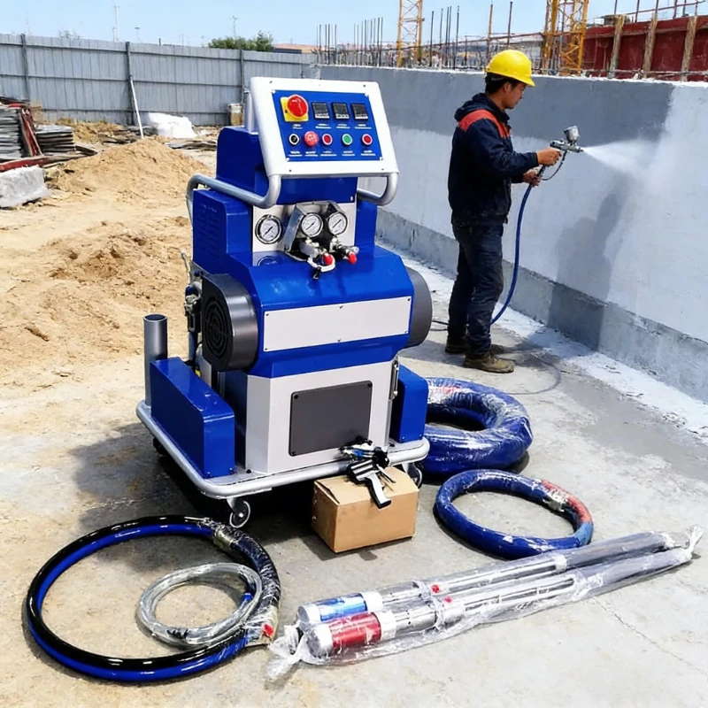 Máquina portátil de pulverización de espuma de poliuretano in situ, equipo de espumado de alta presión, máquina de poliuretano proyectado personalizada