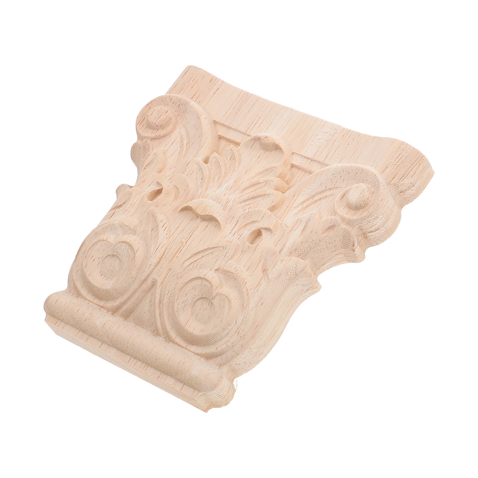 

Carved Wood Corbels Carving Furniture Appliques Home Decoration Retro Molding and Onlays for Transfers Decorate Roman Column