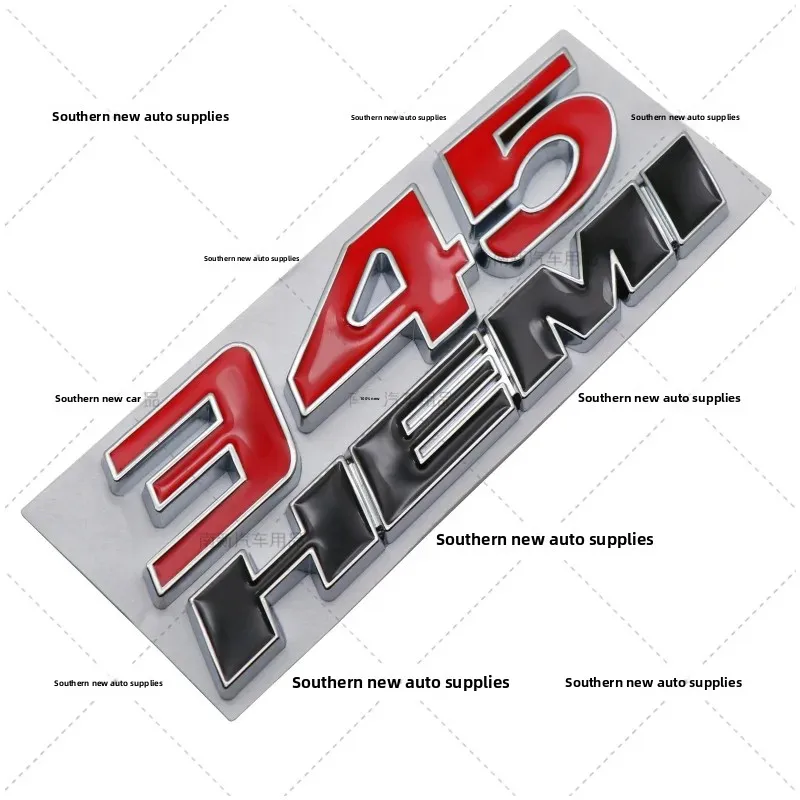 ملصق معدني لدودج 345 HEMI تعديل التسمية RAM 1500 2500 شاحنة بيك اب ملصق سيارة ملصق مائي صنع في الصين