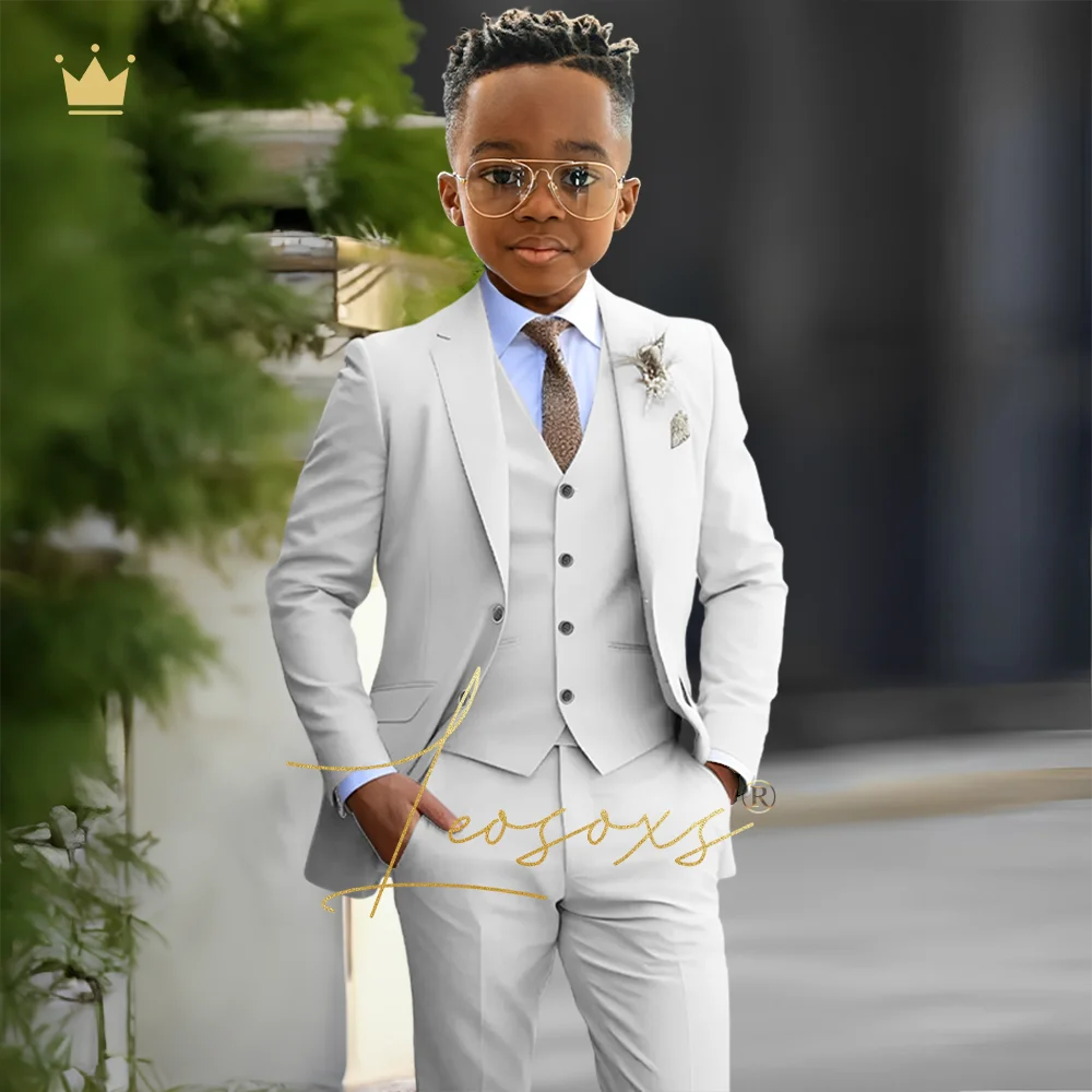 Boys formal suit 3 piece suit, custom made formal suit for children aged 3 to 16, suitable for wedding party cocktail party