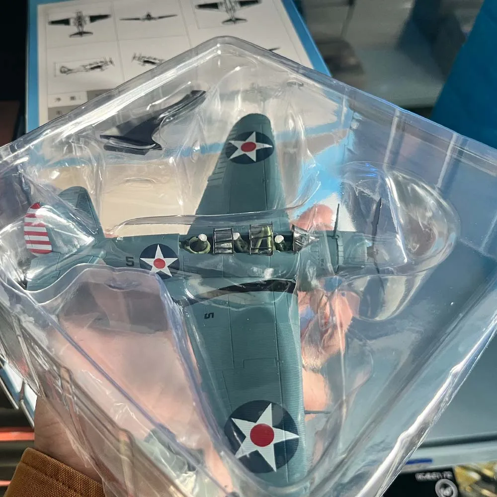 

1/72 Scale WWII TBD Devastator Torpedo Bomber Aircraft Battle Finished Diecast Metal Plane Military Display Model Gift Toy