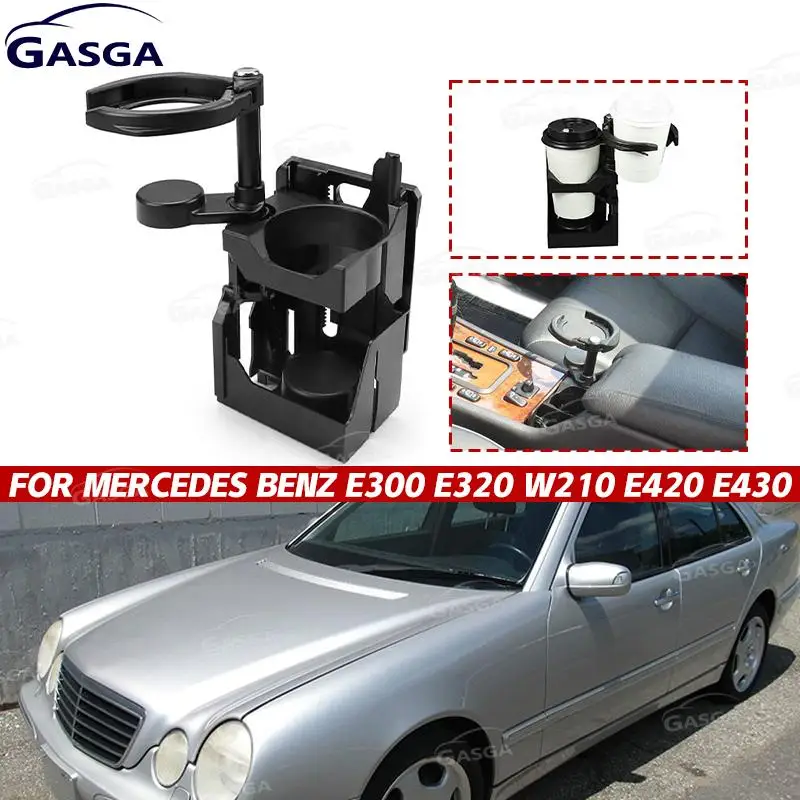 For Mercedes Benz E300 E320 W210 E420 E430 Drink Holder Front Center Console Cup Holder 2106800114 66920101