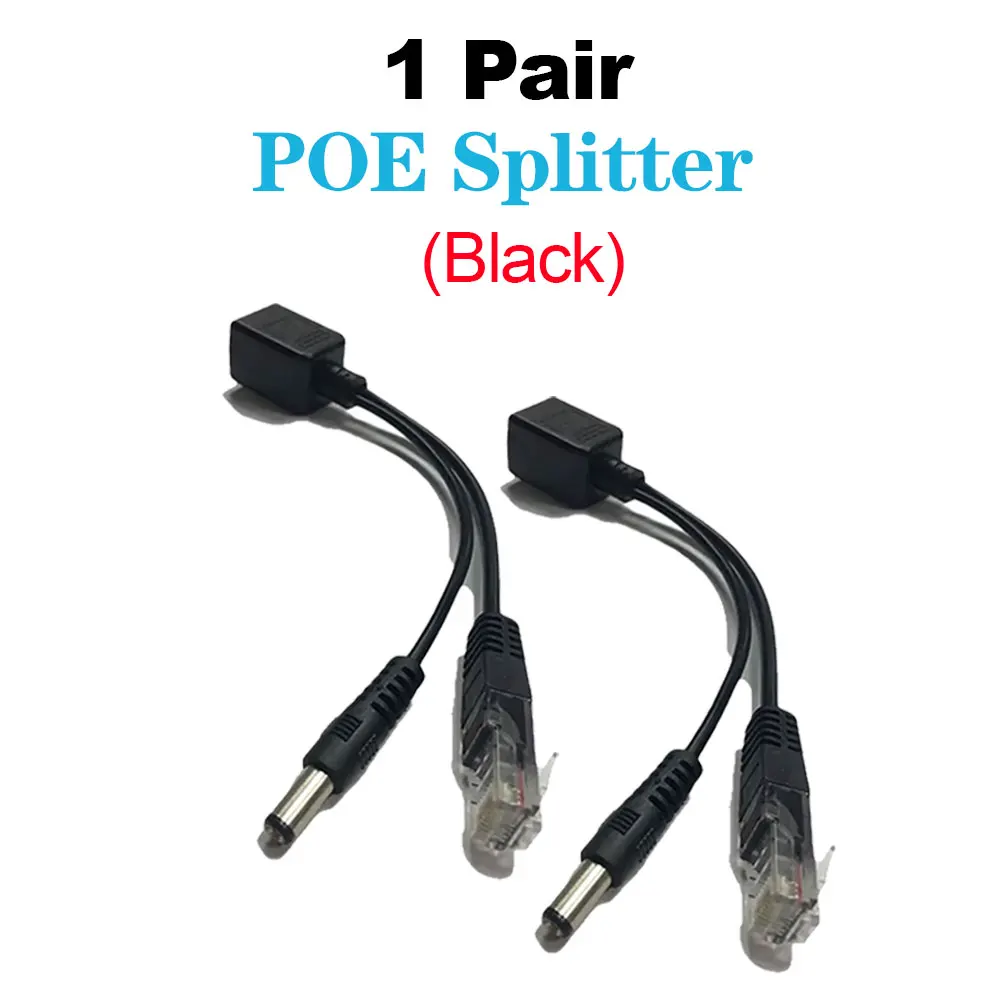 POE Splitter RJ45 Injektor Netzteil Modul 12-48 v Für IP Camea POE Kabel Passive Power Over Ethernet Adapter kabel – Detail 4