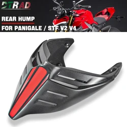 New For DUCATI Panigale V2 V4 Streetfighter V4S Real Carbon Fiber Lambo Rear Hump Seat Cover Motorcycle Tail Rear Fairing Cowl