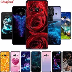 Phone Case For Xiaomi Redmi A3x Back Cover Case Shockproof Black Silicone Soft Funda For Redmi A3x Case RedmiA3x A 3x A3 x Coque