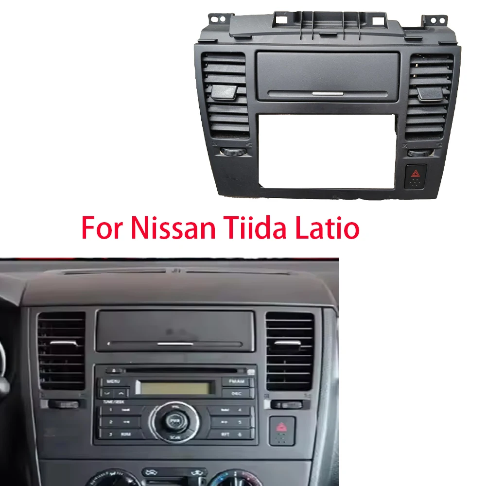 

for Nissan Tiida 05-10 dashboard air conditioning central outlet cover panel CD panel frame center outlet