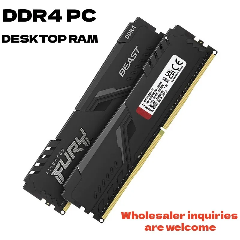 وحدة ذاكرة الكمبيوتر BEAST XMP DDR4 8GB 16GB 32GB 3200MHz 3600MHz سطح المكتب AMD Intel CPU اللوحة الأم ذاكرة الوصول العشوائي 288 PIN 1.2V