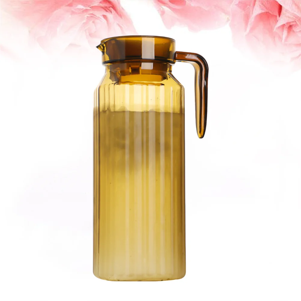 

1100ml Acrylic Cold Water Pitcher Anti-Scratch Food-Safe Large Capacity Beverage Jug for Juice Tea Coffee Milk