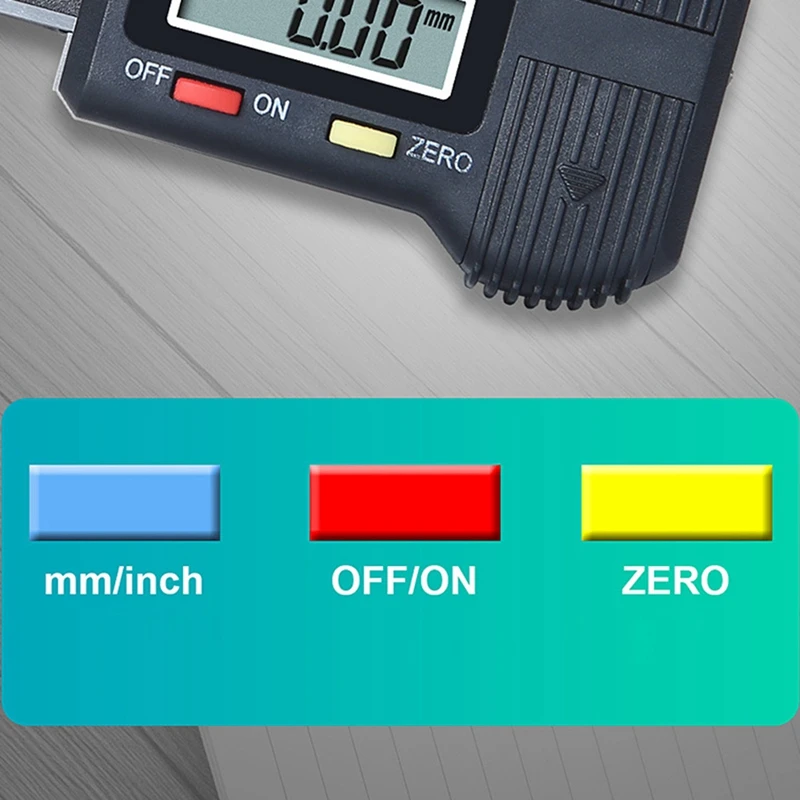 New-0-25Mm Jewelry Digital Caliper Gauge, Micro-Electronic Digital Display Triple Use Ruler Thickness Measuring Caliper