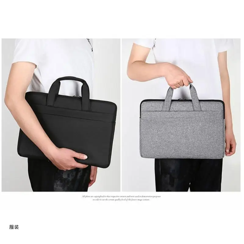 D0UD Fashion Lightweight Laptop Bag Multifunctional Notebook Tablet Laptop Bag Mens Travel Tote Bag for 13-15 Inch Laptop