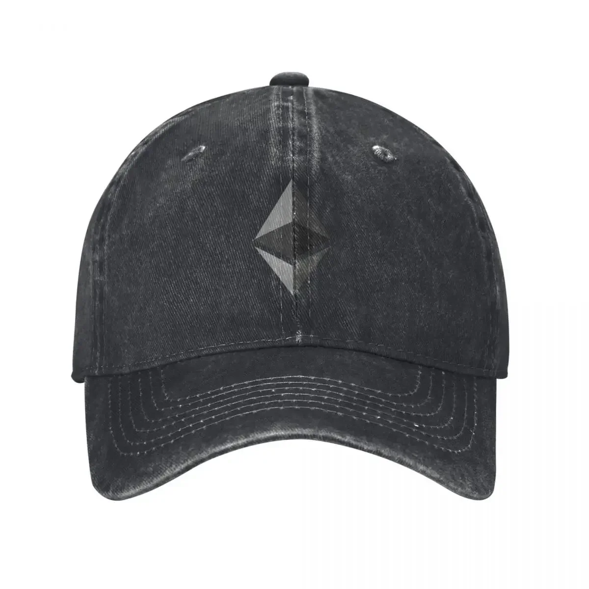 Ethereum Coin Crypto Blockchain decentralized Cryptocurrency Eth Baseball Cap tea Hat Icon Vintage Cosplay Hats Man Women's