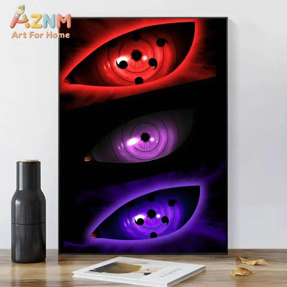Painting By Numbers Uchiha Itachi Naruto Cartoon paint with Numbrs Home Decor, Wall Art Perfect Gift
