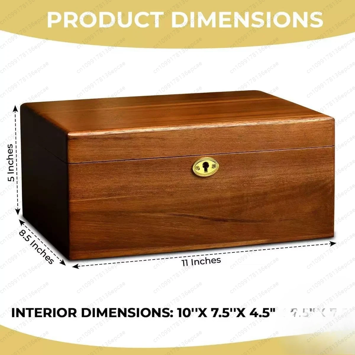 

Замок с ключом Резиновое дерево Трансграничная подарочная деревянная коробка Новая упаковочная коробка