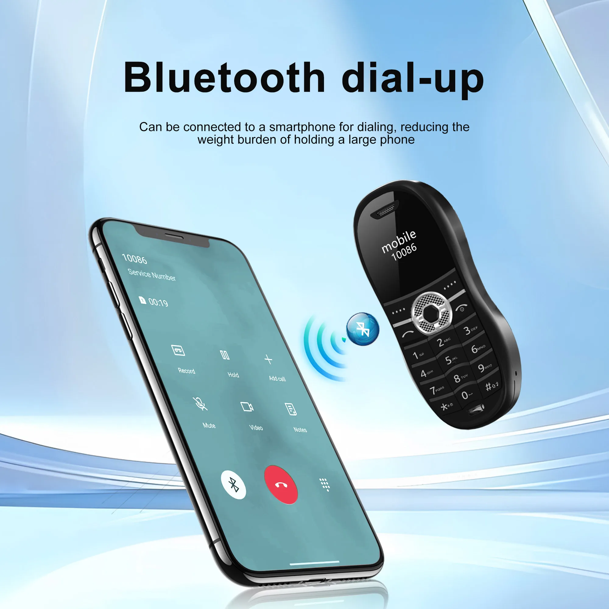 SERVO X18 Mini Car Mobile Phone 2G GSM Dual SIM Standby Bluetooth Dial Magic Voice MP3 Player Blacklist Small Backup Cellphones