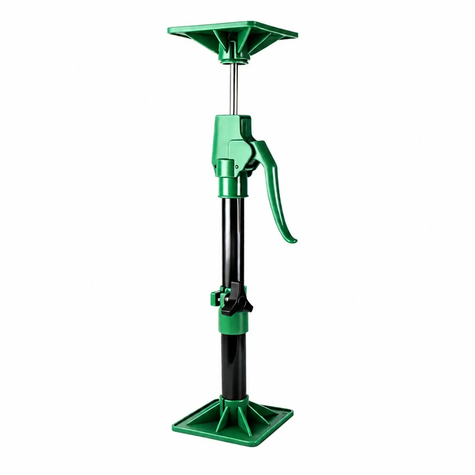 Cabinet Support Rod Heavy Duty Telescopic Bracket with Green Top Plate for Hanging Kitchen Wardrobe Mirror Cabinet Fix