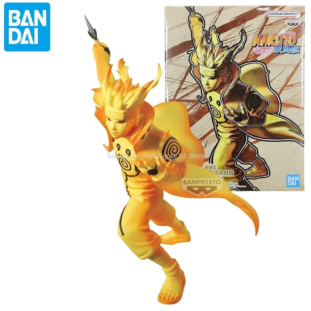 

Bandai Original BANPRESTO NARUTO SHIPPUDEN VIBRATION STARS VS Namikaze Minato PVC Anime Action Figure Collectible Model Toys