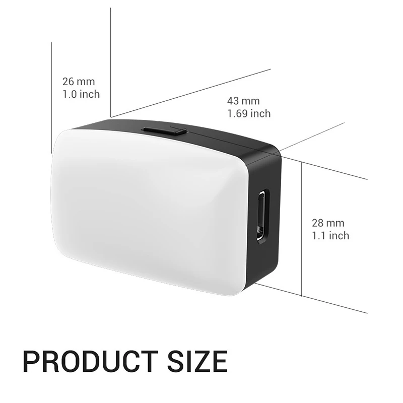 Magnetic Mobile Fill Light Mini LED Flashes For DJI OSMO Handheld Camera Long-Lasting Adjustable Protable Selfie Lights