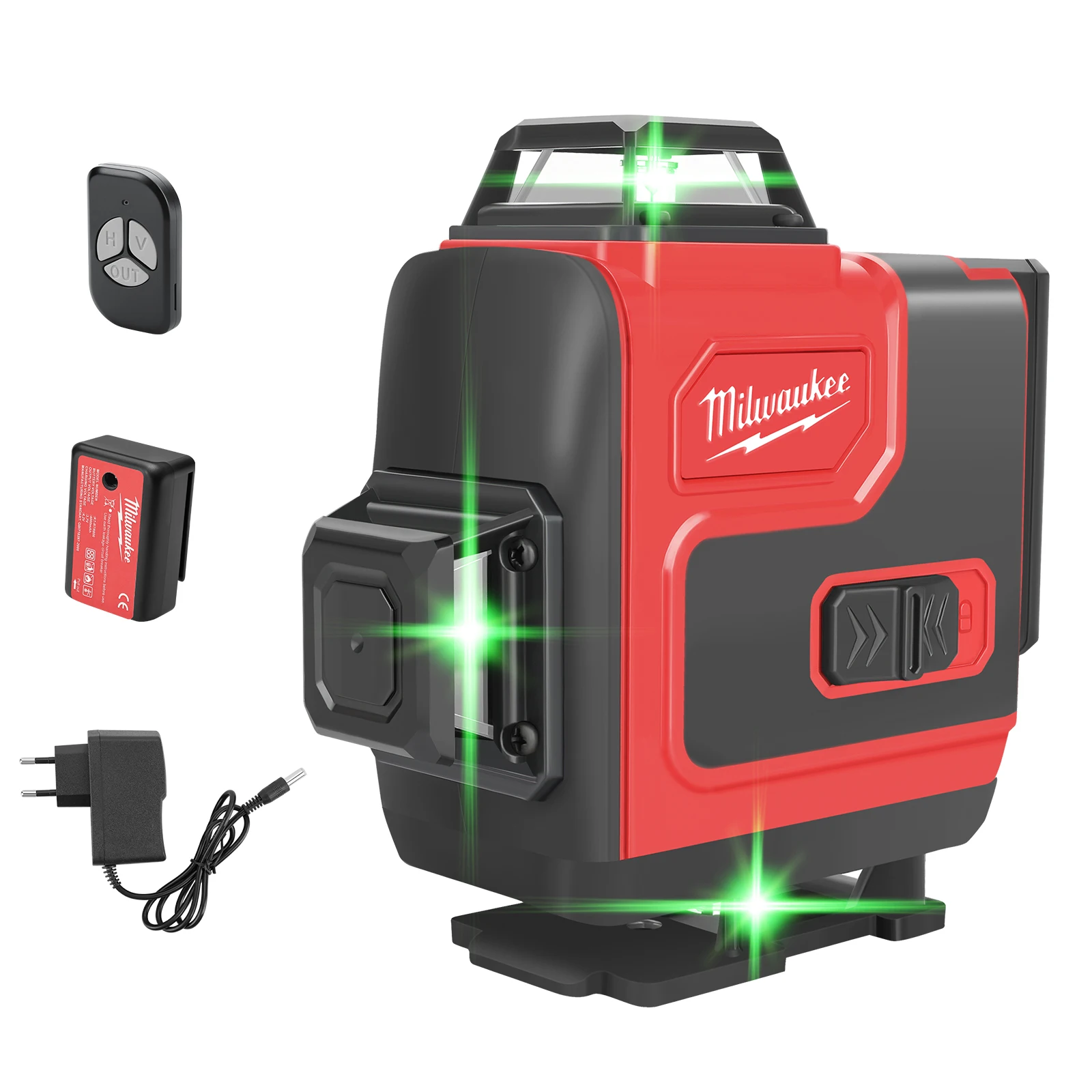 

Milwaukee Laser Level 360 Green 16 Lines 4D Self Leveling 360 Horizontal And Vertical Super Powerful Beam construction tools