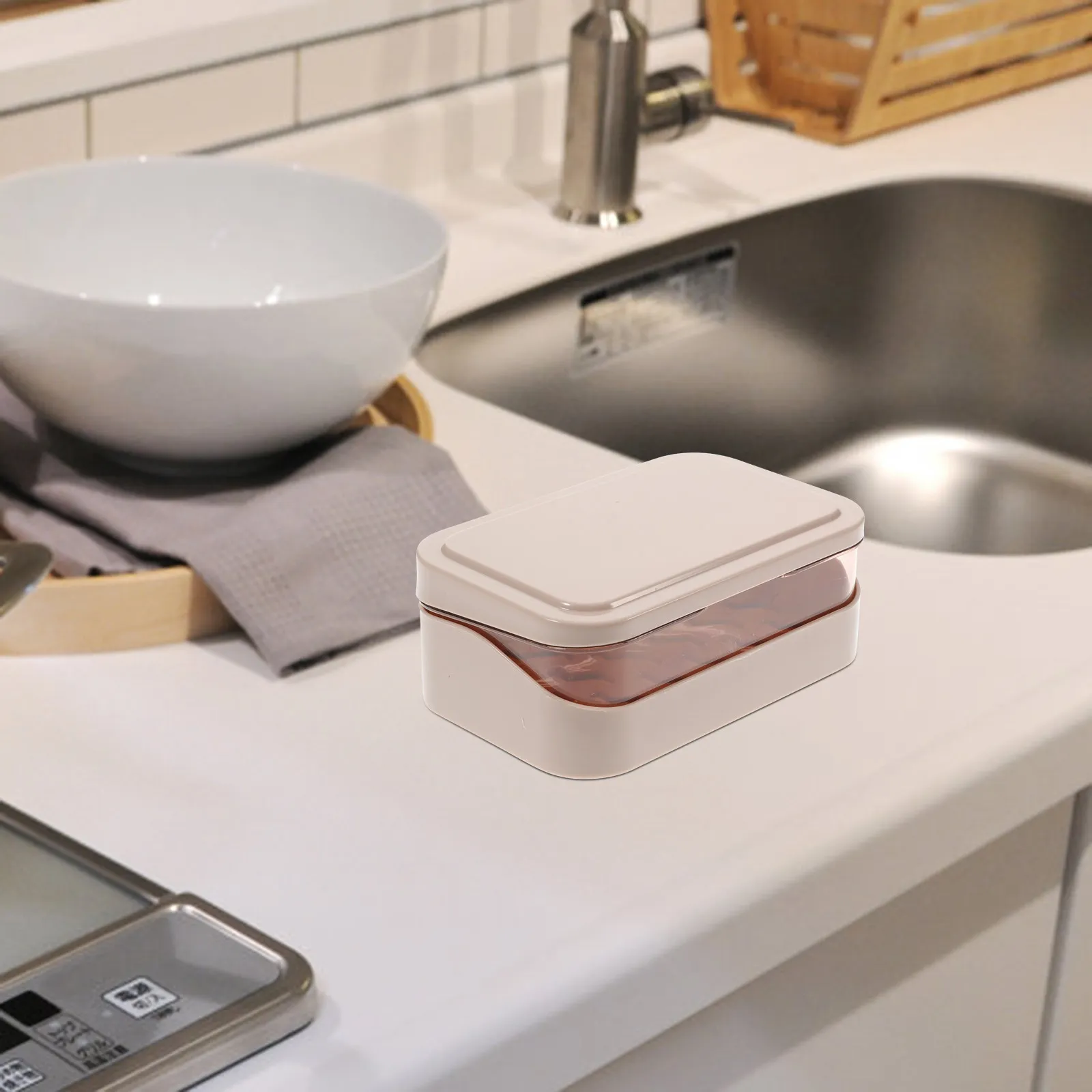 Self Draining Soap Dish Bathroom Dishes Tray Travel Size Container Shampoo Bar Holder