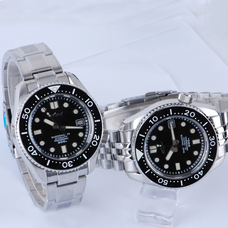 Heimdallr Watch For Men MM300 Sumo SBDX 300M Waterproof Sapphire Crystal C3 Luminous NH35 Automatic Movement Mechanical Watch view 6