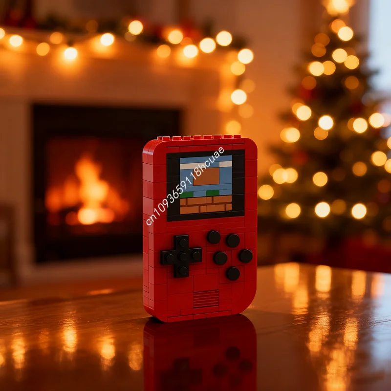 

111 шт. MOC Gameboy сезонная модель строительные блоки рождественские подарки строительство собрать творческая идея кирпичные игрушки на день рождения