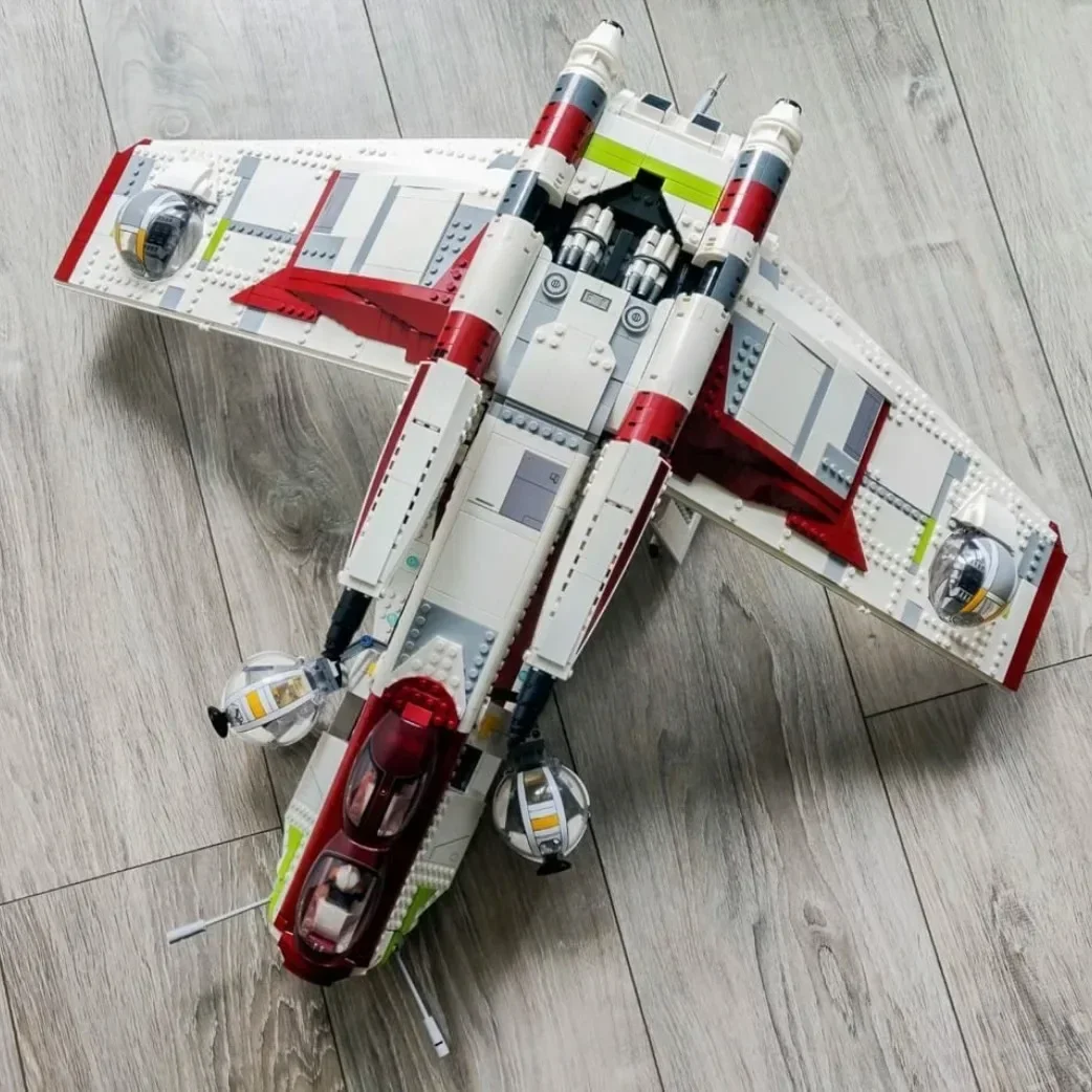 Hot Speelgoed Ster 1228 Stuks Plan Republiek Dropship Gunship Bouwstenen Bricks 75021 OORLOGS Speelgoed Voor Kinderen Verjaardagscadeau