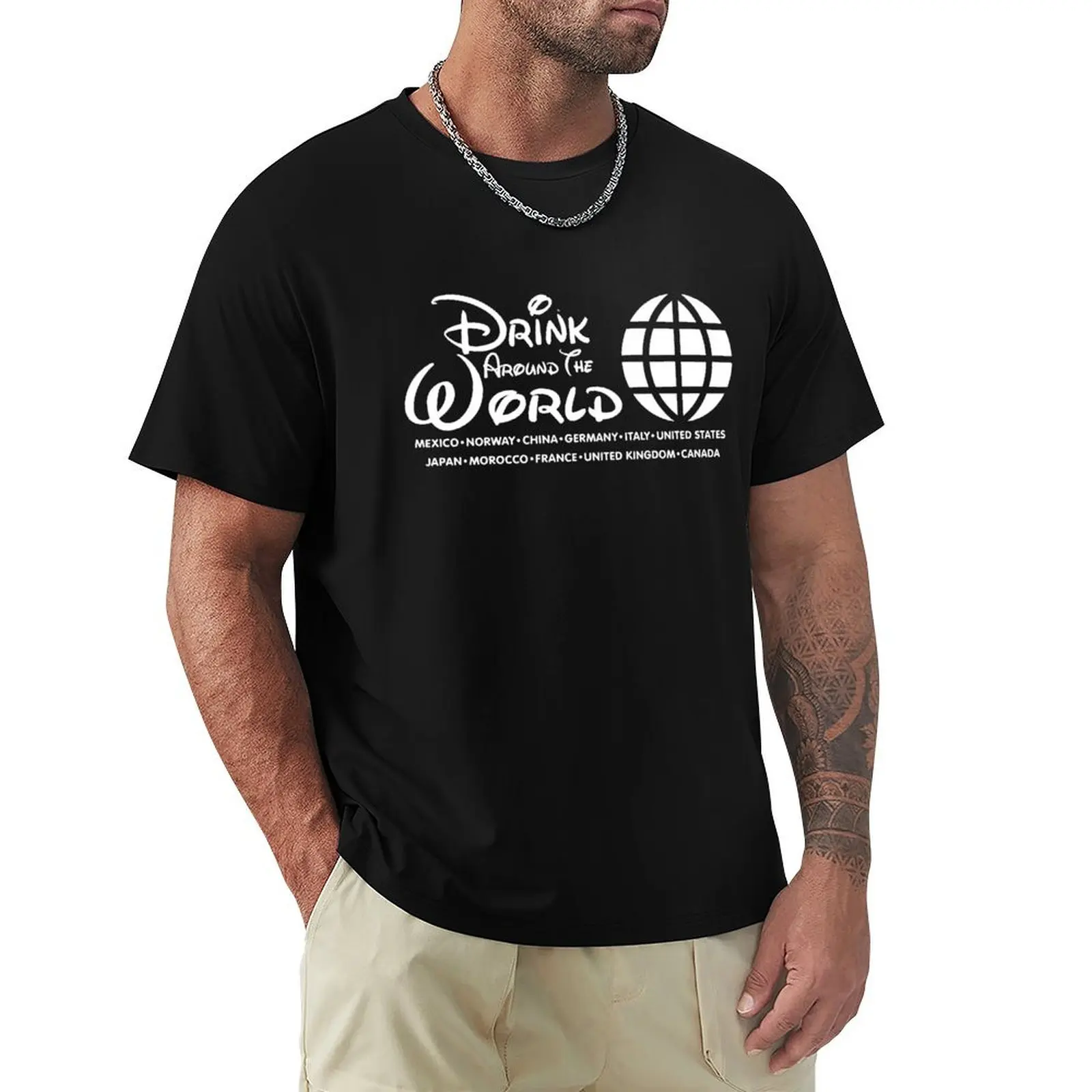 Drink Around the World - Epcot T-Shirt High Quality Durable T-Shirt