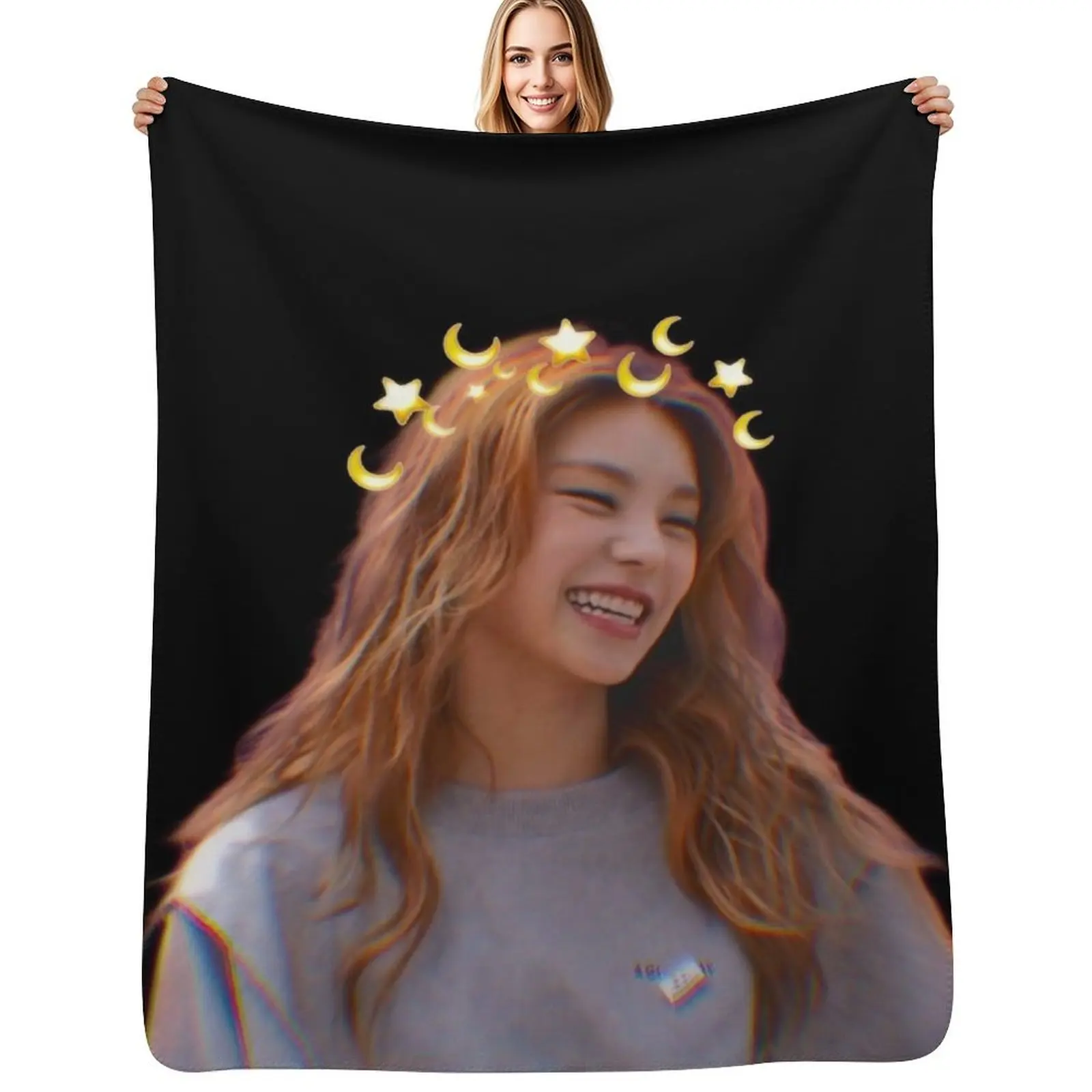 

ITZY - Yeji - kpop Throw Blanket Cozy Warm Blanket for Bed Room Decor