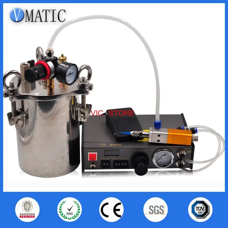 

‌3L Pressure Tank with Dispensing System | Pneumatic Glue Machine for Electronics/Car Repair Free Shipping & Trade Assurance‌