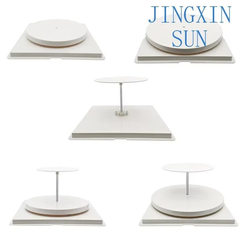 Wedding cake display cake stand table ornament electric rotating turntable plastic turntable birthday gift cake supplies