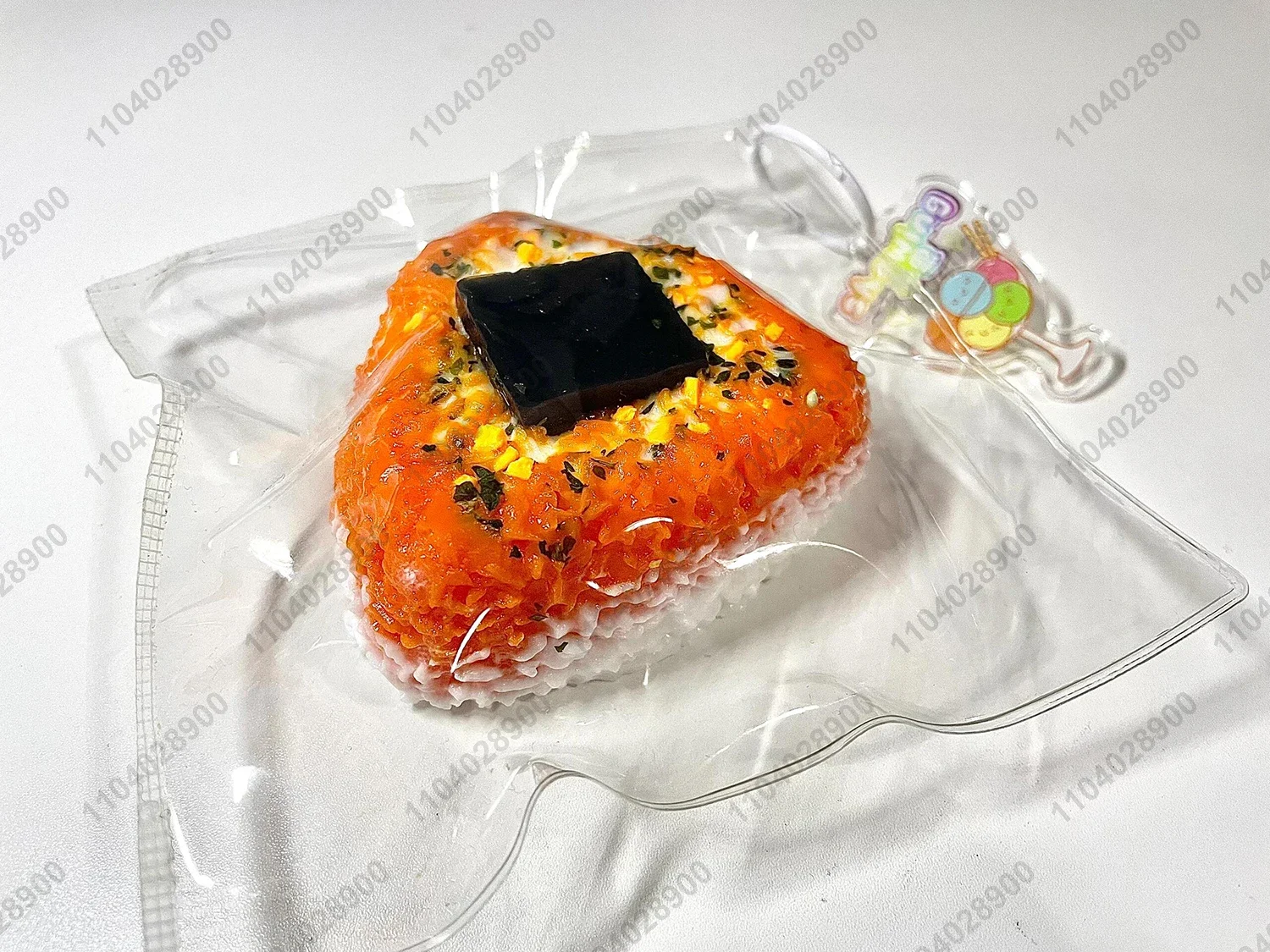 Boule de riz à sushi en silicone SeAbropérer ed, jouet à presser, rouleau de riz à sushi spongieux, main de libération soulignée, jouet relaxant, Taba Squishy