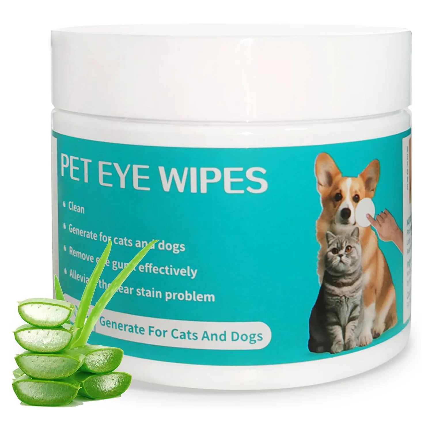 강아지용 반려동물 물티슈, 눈물 얼룩 닦아내기, 물티슈 닦기, 고양이 눈 닦기, 반려동물 청소 제품, 개 눈 미용 클리너