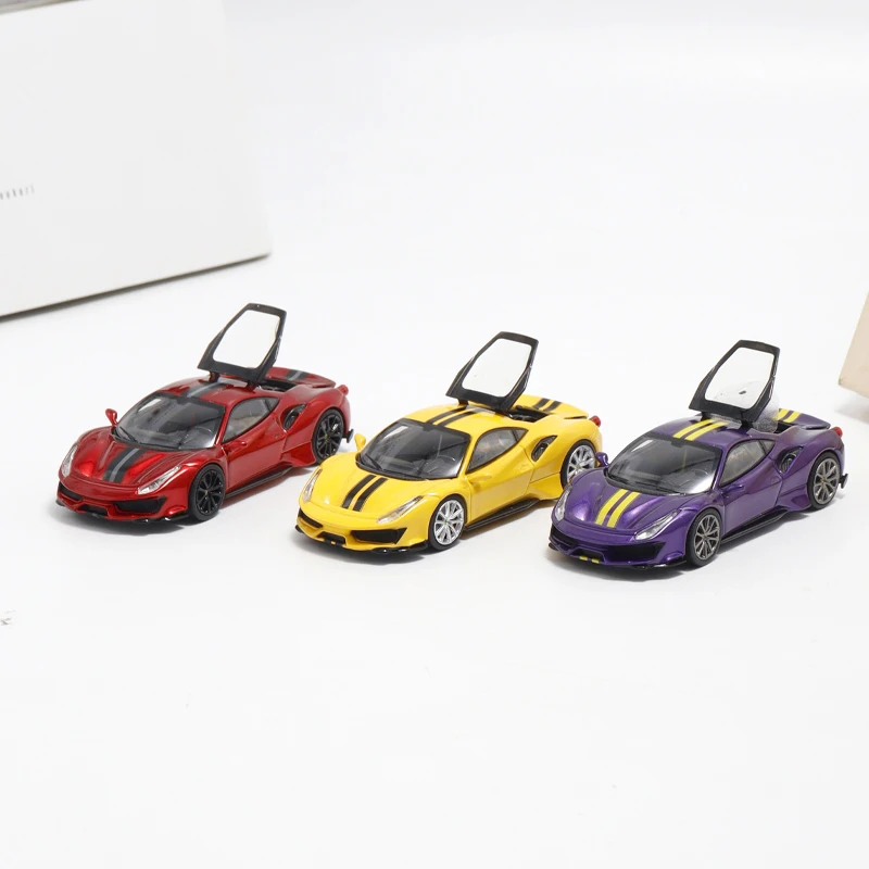 Ichiban IM 1:64 488 Novitec Open Cap Alloy Car Model SH