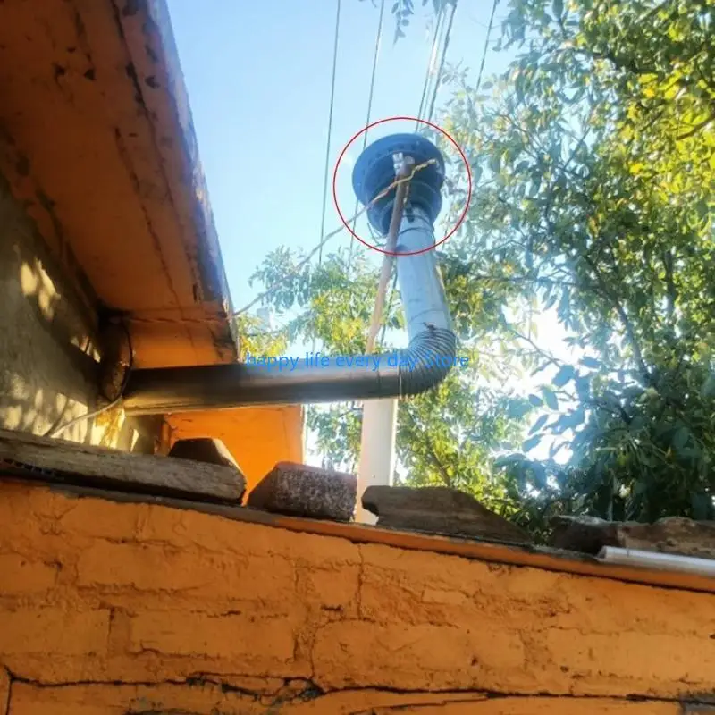 T8UC المستحثة مشروع مروحة للاستخدام المدني آلة التدخين المنزلية مدخنة المنزلية الريفية