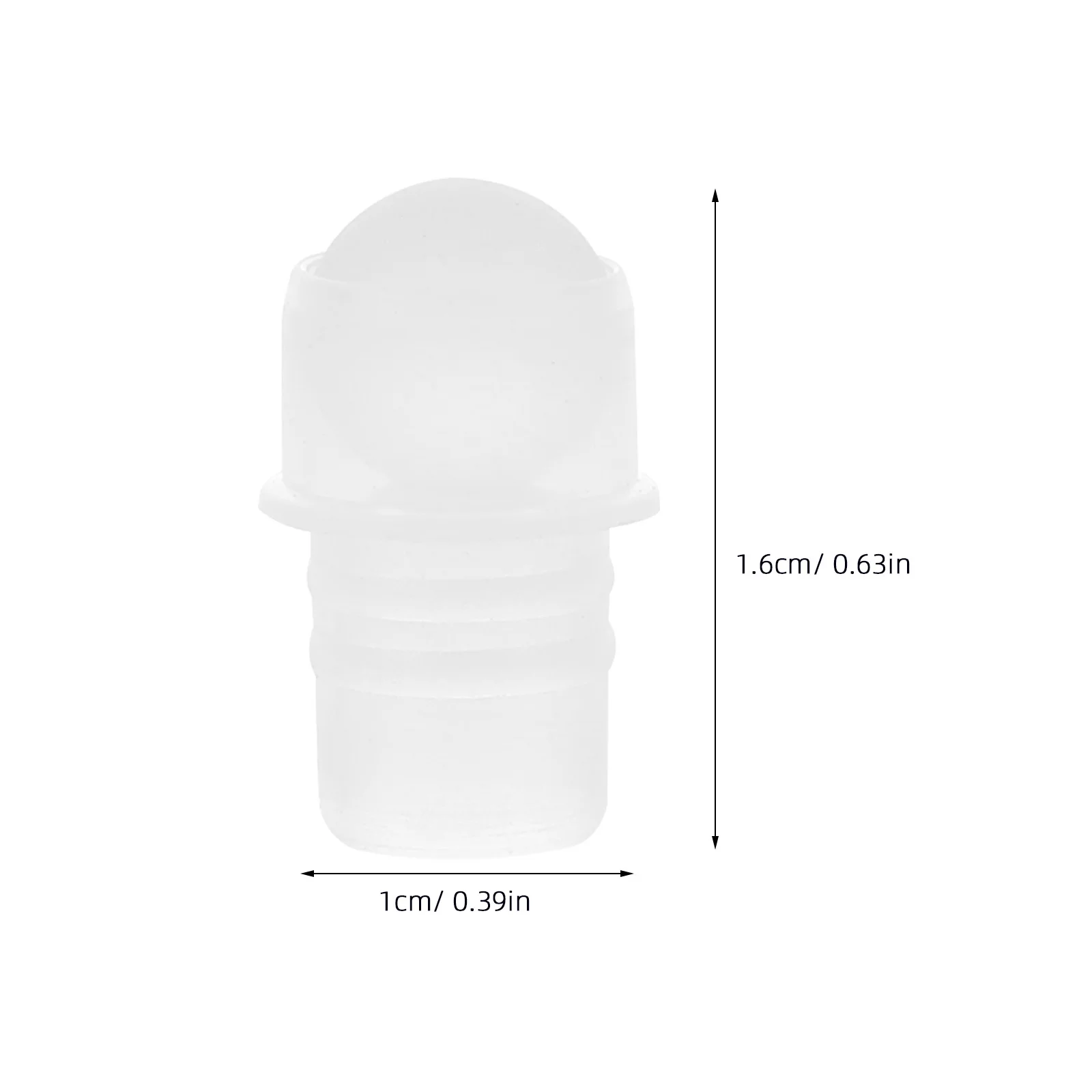 50 قطعة الكرة الدوارة إدراج لفة فارغة على مكونات الزجاجة المحمولة ناشر رائحة استبدال أجزاء زجاجة دوارة للزيت العطري