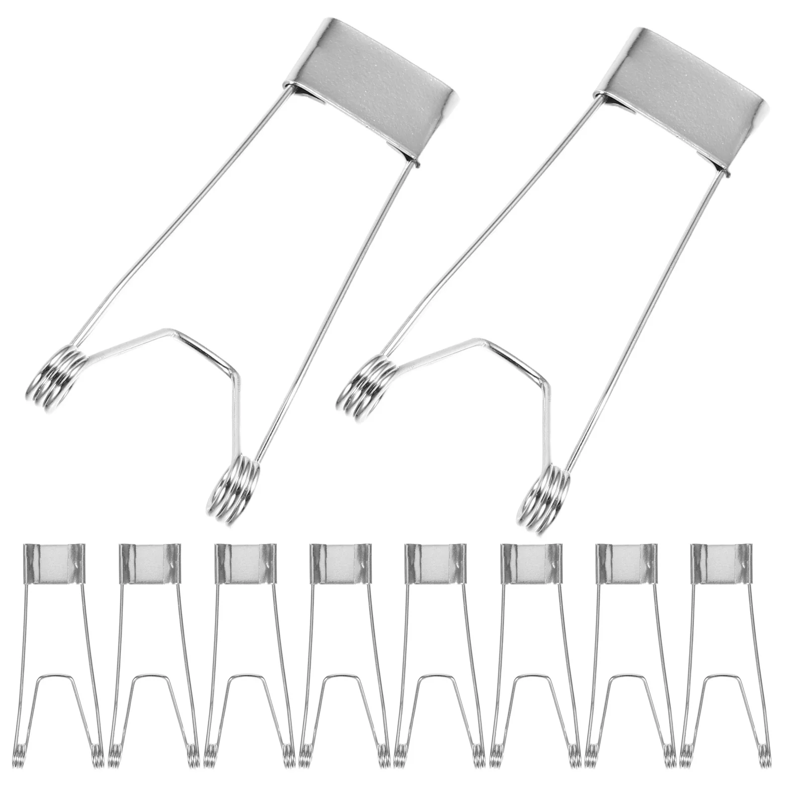 

10Pcs Durable Metal Spring Clips for Recessed Lights LED Downlight Securing Clamps Installation Accessories 53mm