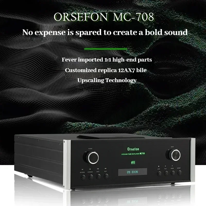 1:1 Clone Mcintosh MC708 CD Player Pure Bile Vacuum Tube 12AX7 HIFI PCM1794 Lossless Dual Decoding RCA/XLR Output