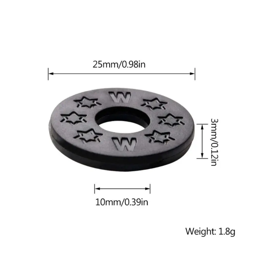 10Pcs PE Guitar Strap Blocks Buckle Anti Detachment Anti-trip Rubber Guitar Strap Lock Blocks Anti-lost Safety